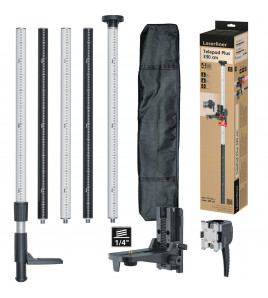 Laserliner 090.122E TelePod Plus Telescopic Tripod, 330cm