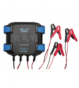 3 Bank 6/12V Smart Charger 12A (3x4A)