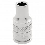 Draper HI-TORQ® 6 Point Socket, 1/4 Sq. Dr., 5.0mm