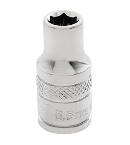 Draper Expert HI-TORQ® 6 Point Socket, 1/4 Sq. Dr., 5.5mm