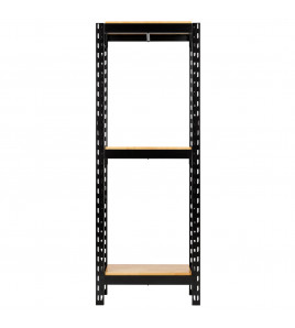 BUNKER 14 Piece Modular 3 Tier Racking with Hardwood Shelving, 750mm