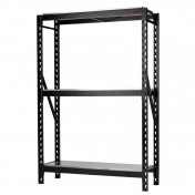 BUNKER 14 Piece Modular 3 Tier Racking with Stainless Steel Shelving, 1500mm