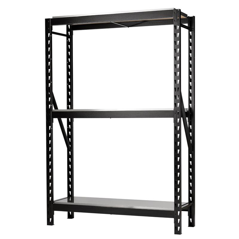 BUNKER 14 Piece Modular 3 Tier Racking with Stainless Steel Shelving, 1500mm