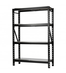 BUNKER 18 Piece Modular 4 Tier Racking with Stainless Steel Shelving, 1500mm