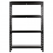 BUNKER 18 Piece Modular 4 Tier Racking with Stainless Steel Shelving, 1500mm