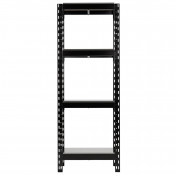 BUNKER 21 Piece Modular 4 Tier Racking with Stainless Steel Shelving, 750mm