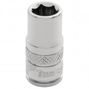 Draper HI-TORQ® 6 Point Socket, 1/4 Sq. Dr., 7mm