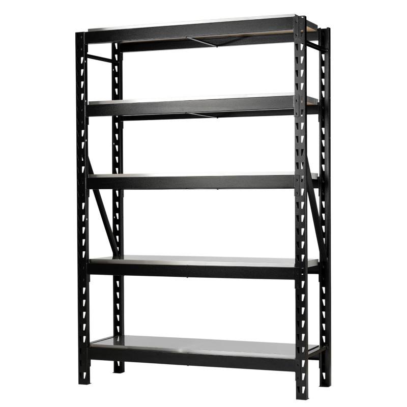 BUNKER 22 Piece Modular 5 Tier Racking with Stainless Steel Shelving, 1500mm