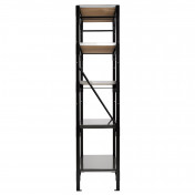 BUNKER 22 Piece Modular 5 Tier Racking with Stainless Steel Shelving, 1500mm
