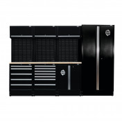 BUNKER 15 Piece Modular Storage Combo with Worktop, 2955mm