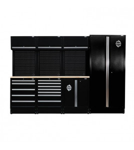 BUNKER® 15 Piece Modular Storage Combo with Worktop, 2955mm