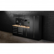BUNKER 15 Piece Modular Storage Combo with Worktop, 2955mm
