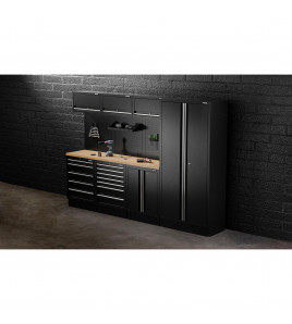 BUNKER 15 Piece Modular Storage Combo with Worktop, 2955mm
