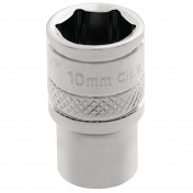 Draper HI-TORQ® 6 Point Socket, 1/4 Sq. Dr., 10mm