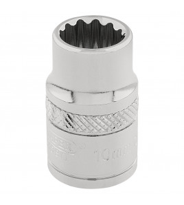 Draper Expert HI-TORQ® 12 Point Socket, 3/8 Sq. Dr., 10mm