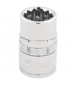 Draper Expert HI-TORQ® 12 Point Socket, 3/8 Sq. Dr., 11mm