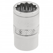 Draper HI-TORQ® 12 Point Socket, 3/8 Sq. Dr., 12mm