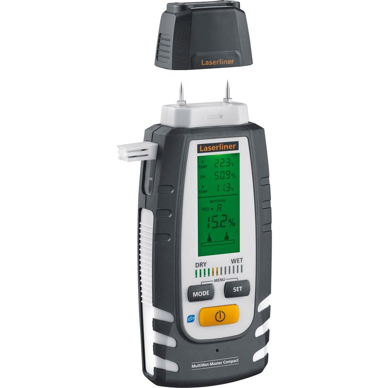Laserliner 082.390A MultiWet-Master Compact Plus Moisture Measuring Meter