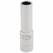 Draper HI-TORQ® 12 Point Deep Socket, 3/8 Sq. Dr., 10mm