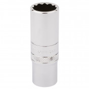 Draper HI-TORQ® 12 Point Deep Socket, 3/8 Sq. Dr., 16mm