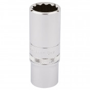 Draper HI-TORQ® 12 Point Deep Socket, 3/8 Sq. Dr., 17mm