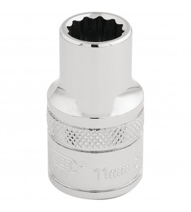 Draper Expert HI-TORQ® 12 Point Socket, 1/2 Sq. Dr., 11mm