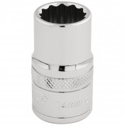 Draper HI-TORQ® 12 Point Socket, 1/2 Sq. Dr., 14mm