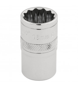 Draper Expert HI-TORQ® 12 Point Socket, 1/2 Sq. Dr., 16mm