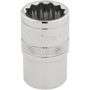 Draper HI-TORQ® 12 Point Socket, 1/2 Sq. Dr., 17mm