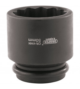 Draper Expert Hub Nut Impact Socket, 3/4 Sq. Dr., 50mm