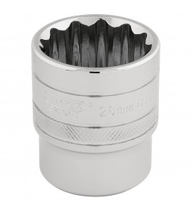 Draper Expert HI-TORQ® 12 Point Socket, 1/2 Sq. Dr., 28mm