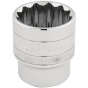 Draper HI-TORQ® 12 Point Socket, 1/2 Sq. Dr., 30mm