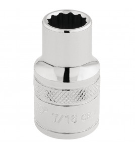 Draper Expert HI-TORQ® 12 Point Socket, 1/2 Sq. Dr., 7/16