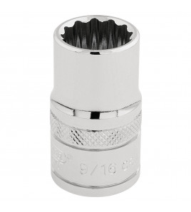 Draper Expert HI-TORQ® 12 Point Socket, 1/2 Sq. Dr., 9/16