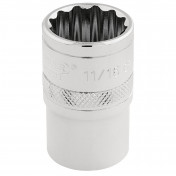 Draper HI-TORQ® 12 Point Socket, 1/2 Sq. Dr., 11/16