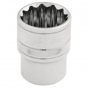 Draper Expert HI-TORQ® 12 Point Socket, 1/2 Sq. Dr., 7/8