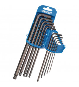 Extra Long Metric Hex. and Ball End Hex. Key Set (10 Piece)
