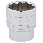 Draper HI-TORQ® 12 Point Socket, 1/2 Sq. Dr., 1.3/16