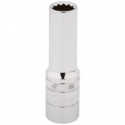 Draper HI-TORQ® 12 Point Deep Socket, 1/2 Sq. Dr., 12mm