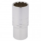 Draper HI-TORQ® 12 Point Deep Socket, 1/2 Sq. Dr., 27mm