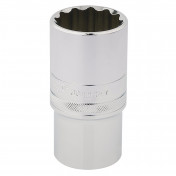 Draper HI-TORQ® 12 Point Deep Socket, 1/2 Sq. Dr., 30mm