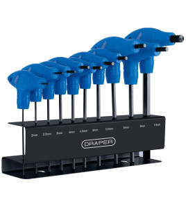 Metric T-Handle Hex Key Set (10 Piece)