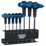 Draper Expert TX-STAR® Soft Grip Metric T-Handle Key Set (8 Piece)