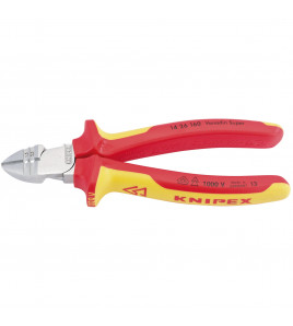 KNIPEX 14 26 160 SB VDE Fully Insulated Diagonal Wire Strippers and Cutter,160mm
