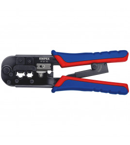 KNIPEX 97 51 10 SB Crimping Pliers for Western Plugs,190mm