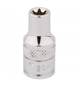 Draper Expert TX-STAR® Socket, 1/4 Sq. Dr., E6