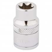 Draper TX-STAR® Socket, 3/8 Sq. Dr., E11