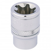 Draper TX-STAR® Socket, 3/8 Sq. Dr., E16