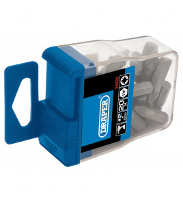 PZ TYPE Insert Bits in Plastic Storage Case, No.2 x 1/4 (Pack of 20)