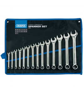 Draper HI-TORQ® Metric Combination Spanner Set (14 Piece)